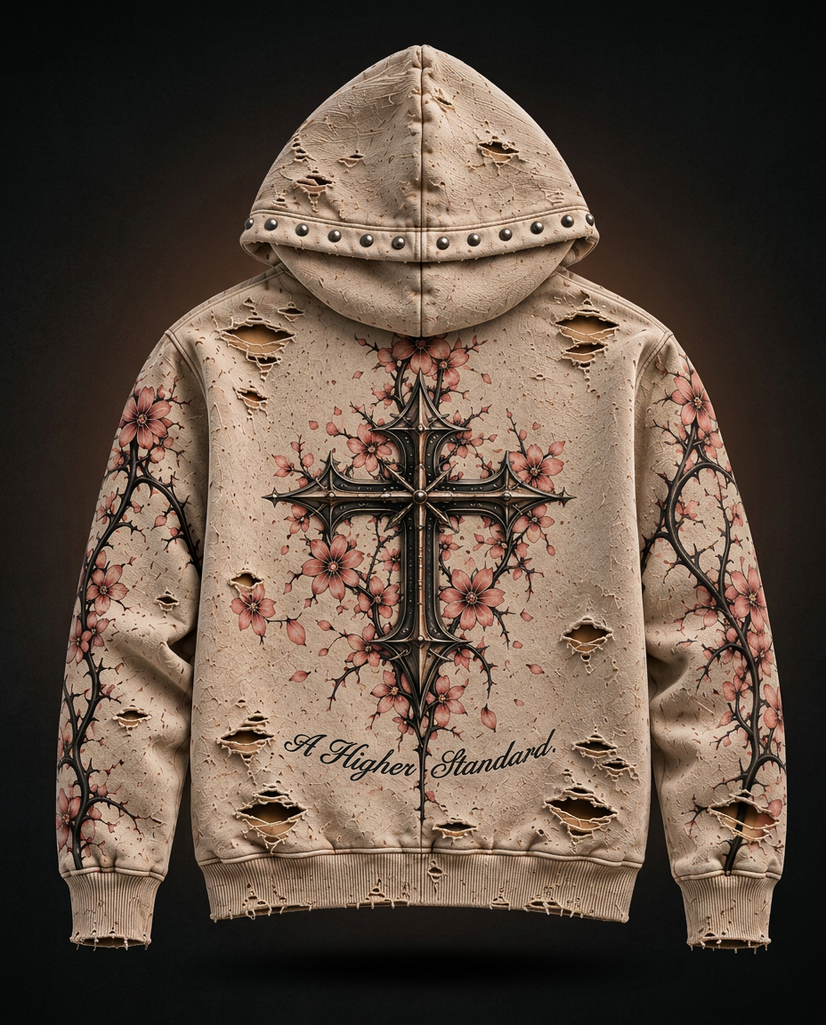 Thorn Zip Hoodie, back